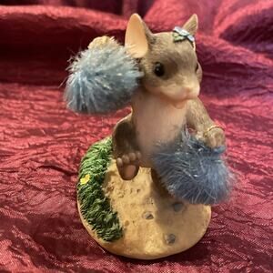 Vtg Charming Tails Fitz and Floyd 4376/10,000 Good Cheers Cheerleader Limited